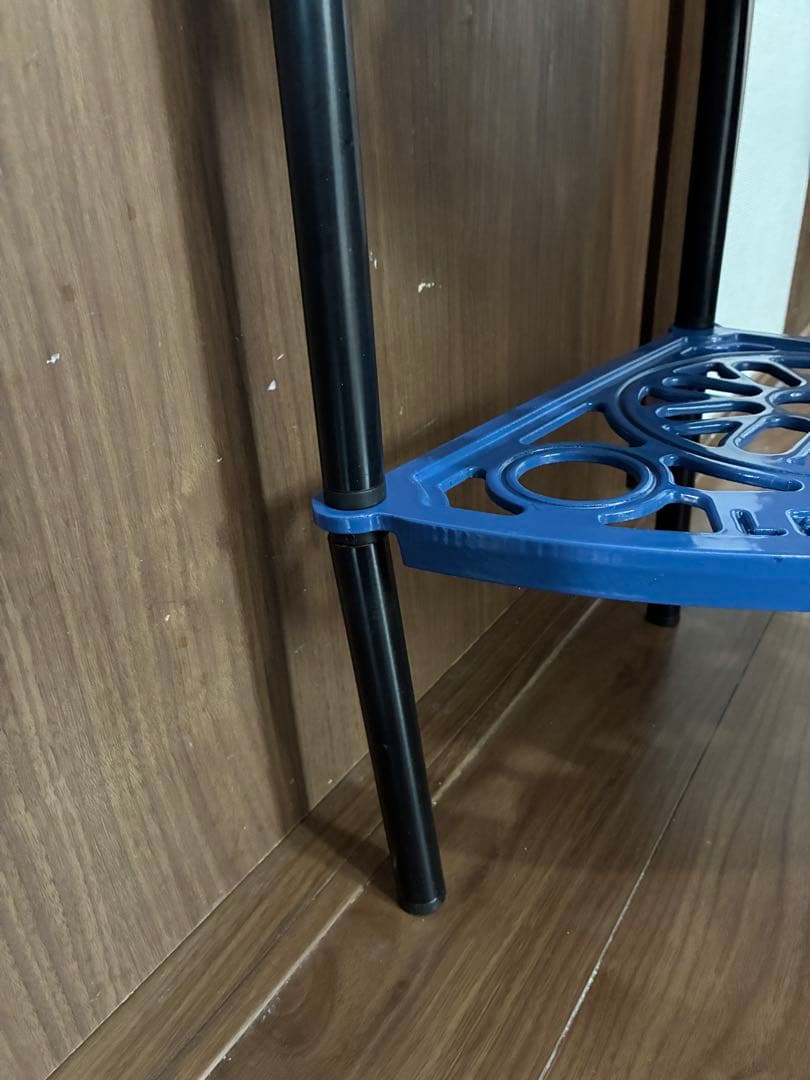 ル・クルーゼ　ポットスタンド　廃盤青色　４段