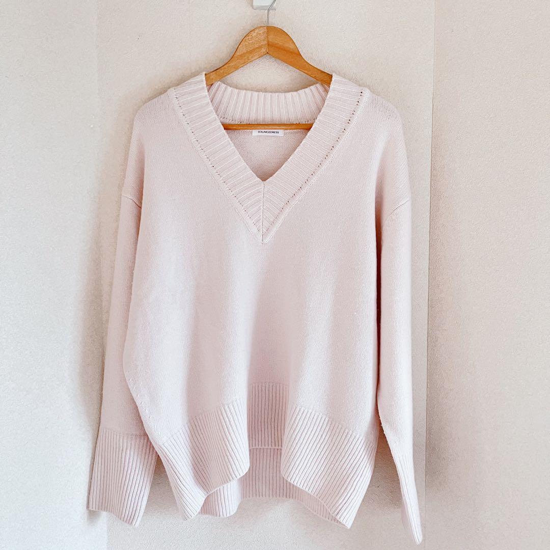 着用2回のみLOUNGEDRESS ウール100Vニット ¥18,700（税込）