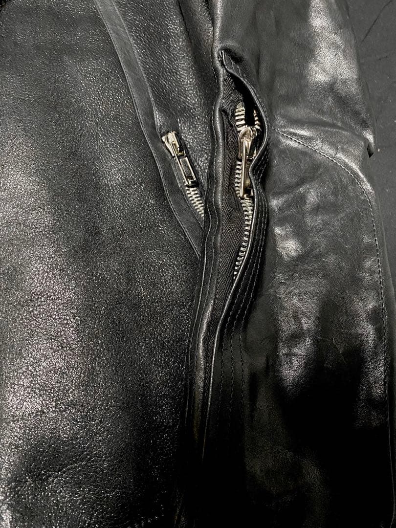 ジャケット・アウター Rick Owens mouton leather jacket drkshdw