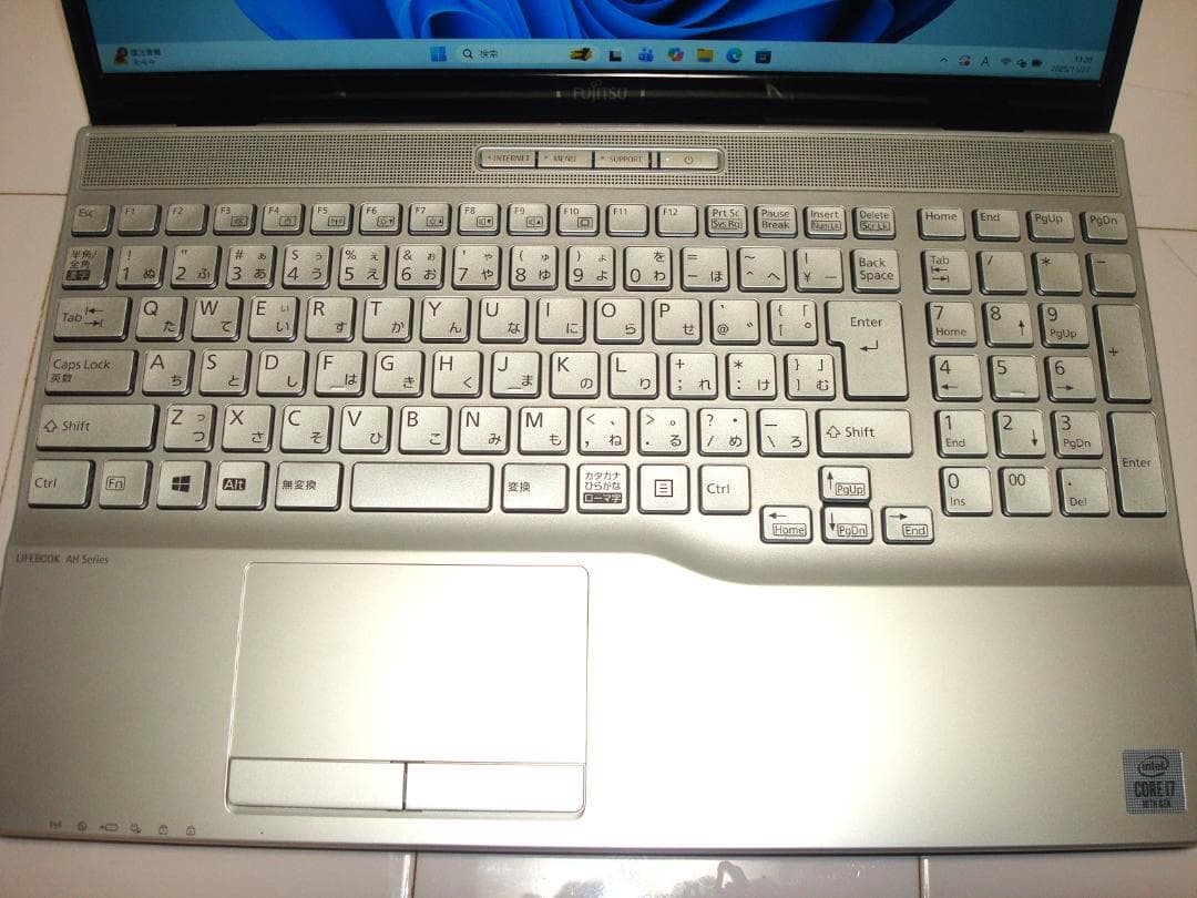 その他ノートPC本体 FUJITSU FMVA56E2G i7-10510U 8G 256G