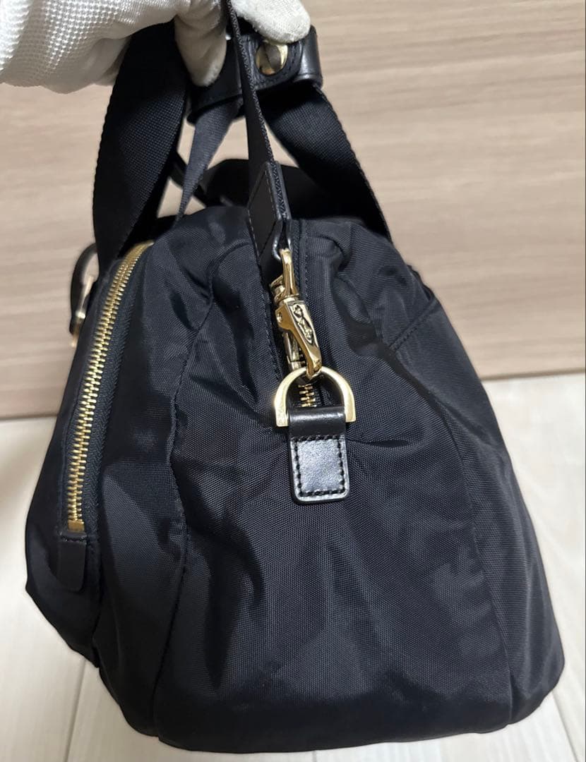 【美品】agnes b. VOYAGE ボストンバッグ 2way ブラック