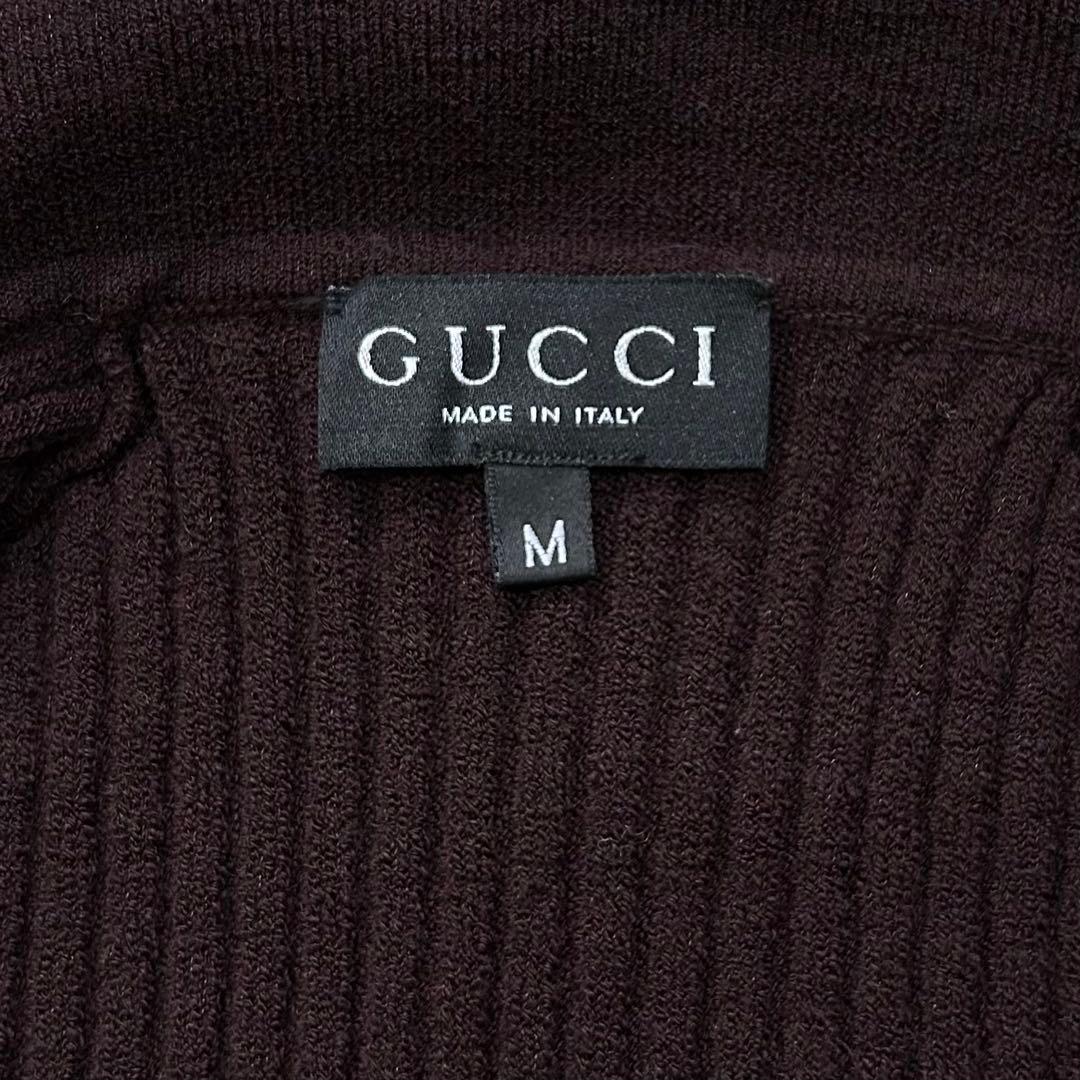 1996FW GUCCI トムフォード期 リブジップニットトップ