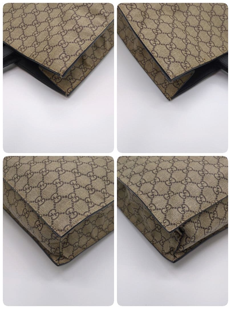 【入手困難・美品】グッチ☆トートバッグ スネーク GGスプリーム PVC 大容量