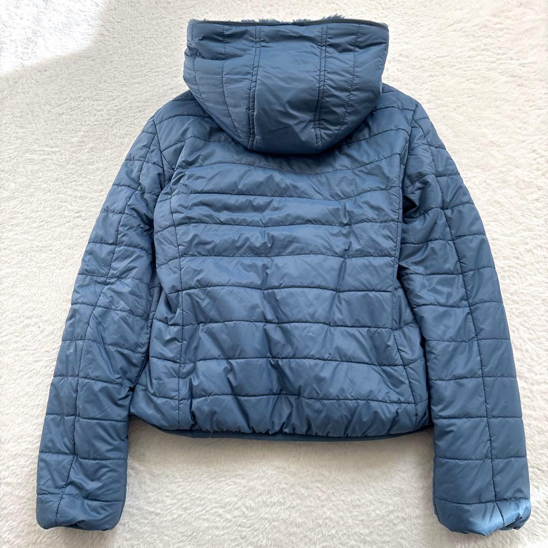 【美品】SAVE THE DUCK リバーシブル ファー ジャケット フード