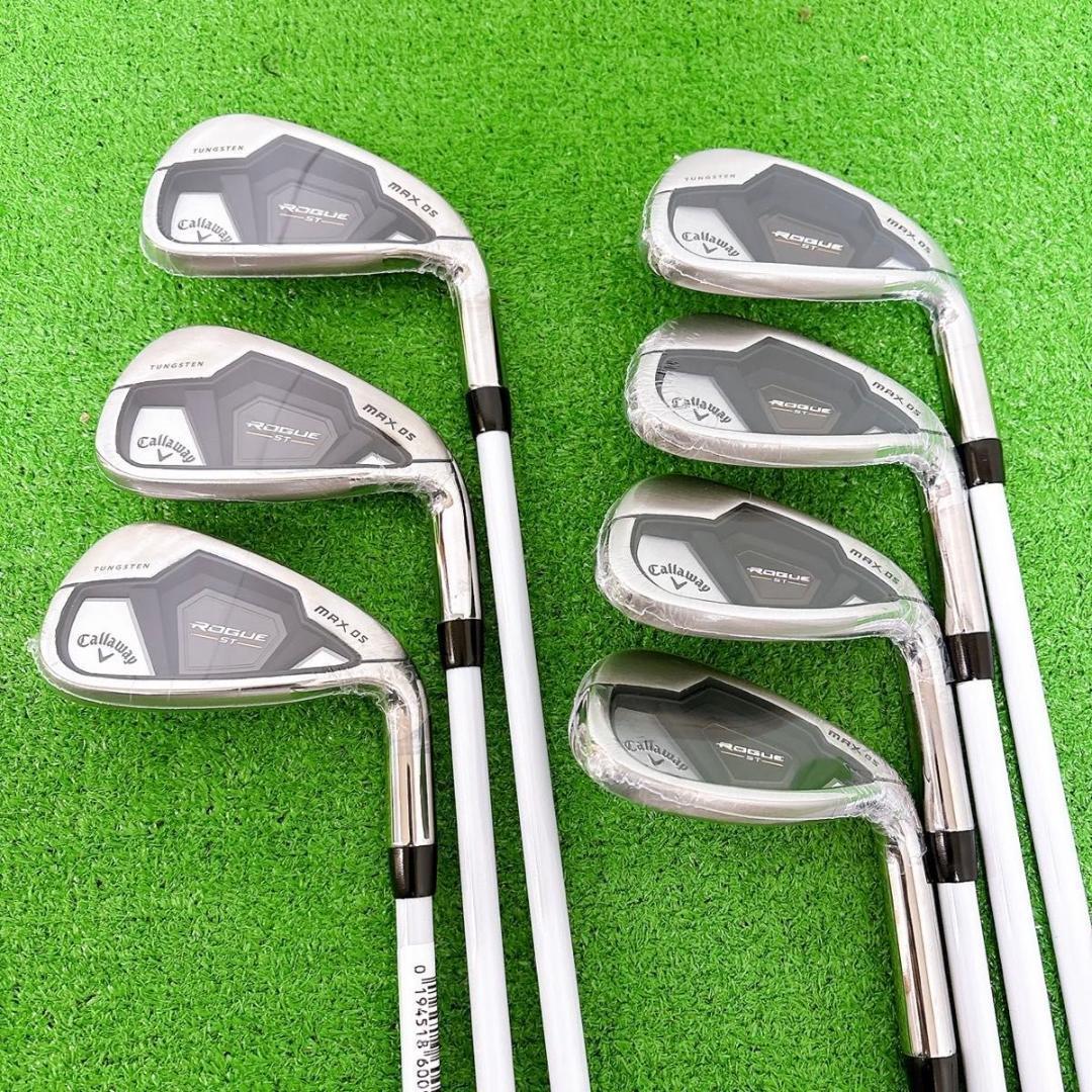 新品 キャロウェイ ROGUE ST MAX OS レディースアイアン 7本