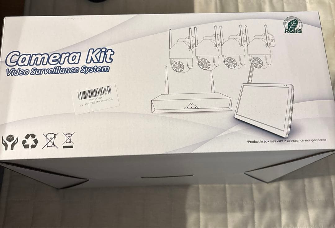 防犯カメラ 屋外 ワイヤレス 500万画素対応 4台セット AI人体検知 3TB