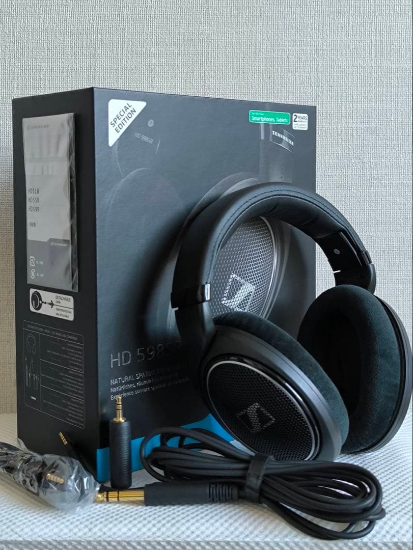 【美品】ゼンハイザー ヘッドホン オープン型 HD 598 SR【国内正規品】