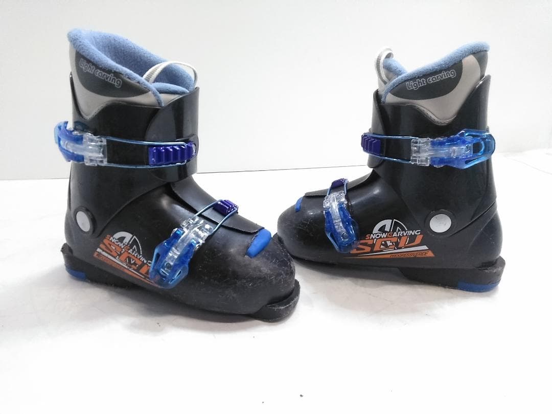 ジュニアスキー5点セット スノーカービング 110cm ブーツ22cm ◇