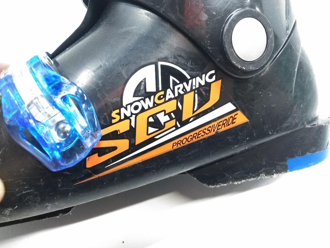 ジュニアスキー5点セット スノーカービング 110cm ブーツ22cm ◇