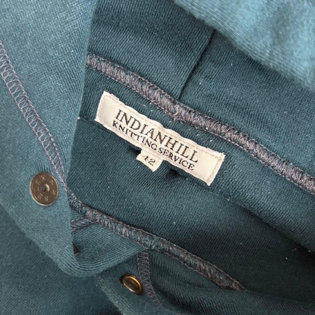 2/2まで限定価格インディアンヒルニッティングサービス　ダブルフェイスフーディー