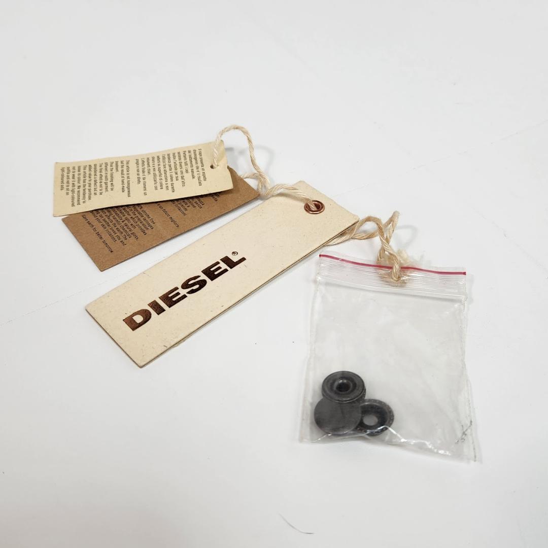 DIESEL ディーゼル シングルライダース ブラック Sサイズ シープレザー