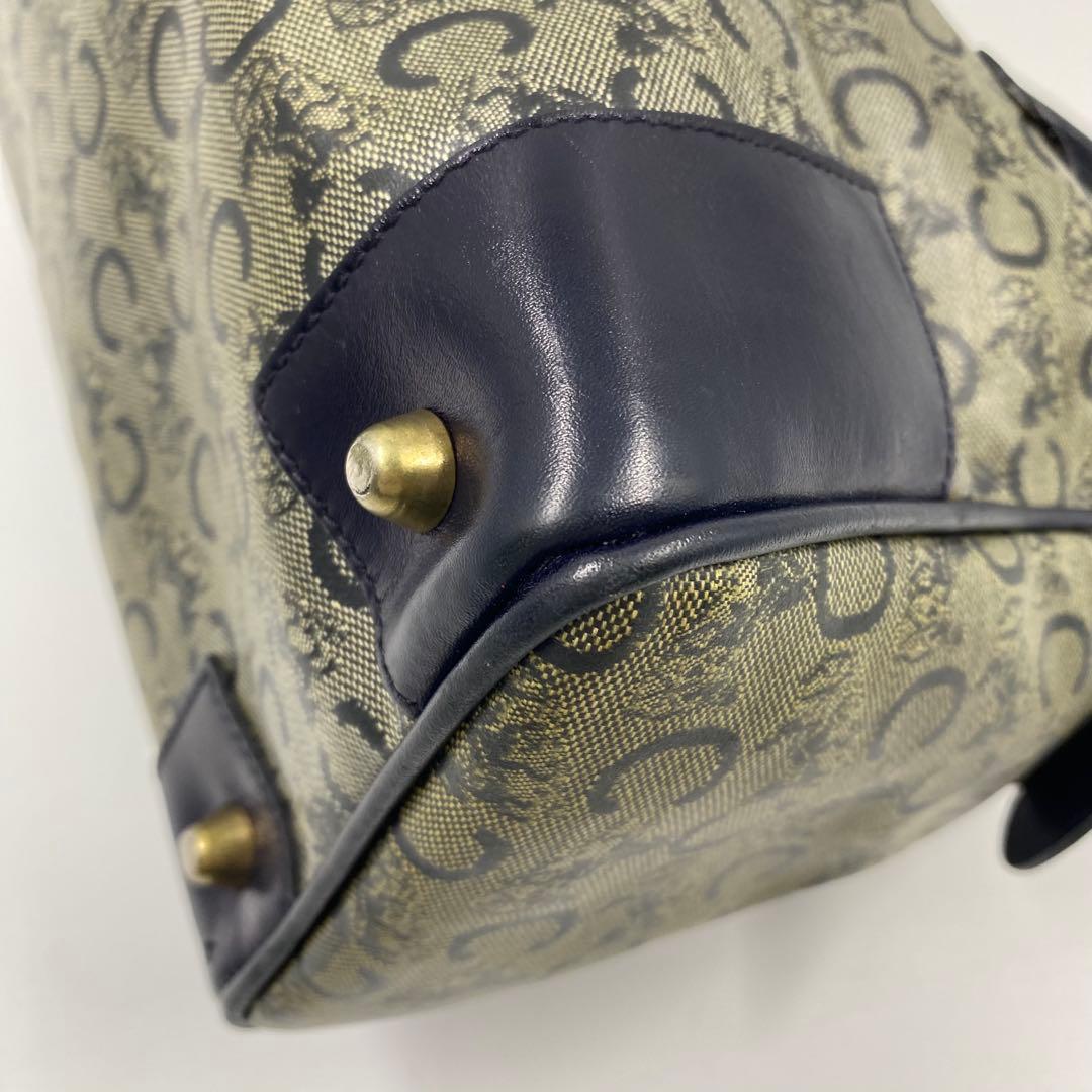 オールド セリーヌ Cマカダム 馬車 ミニボストンバッグ ハンドバッグ