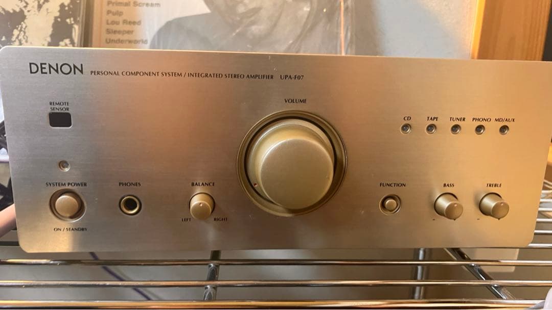DENON UPA F07 アンプ レコード 動作品