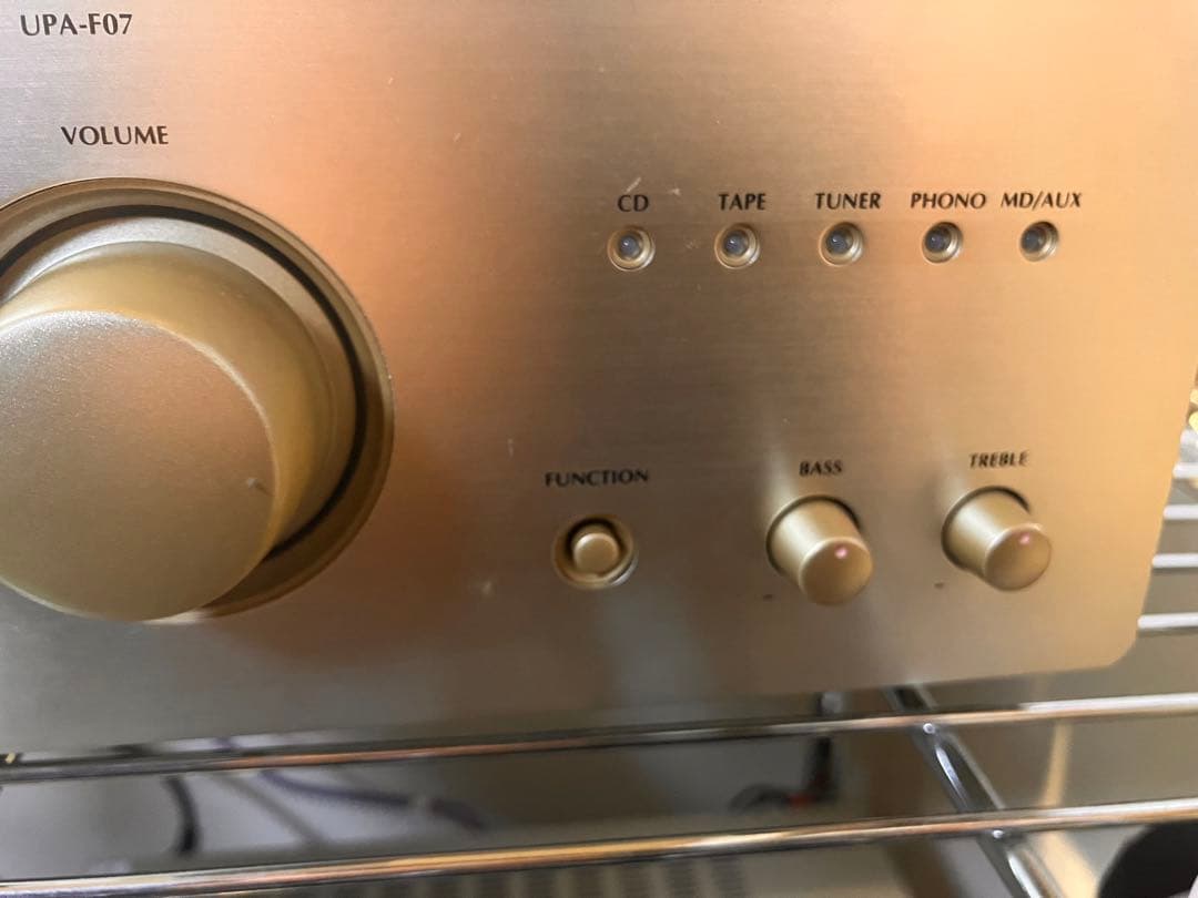 DENON UPA F07 アンプ レコード 動作品