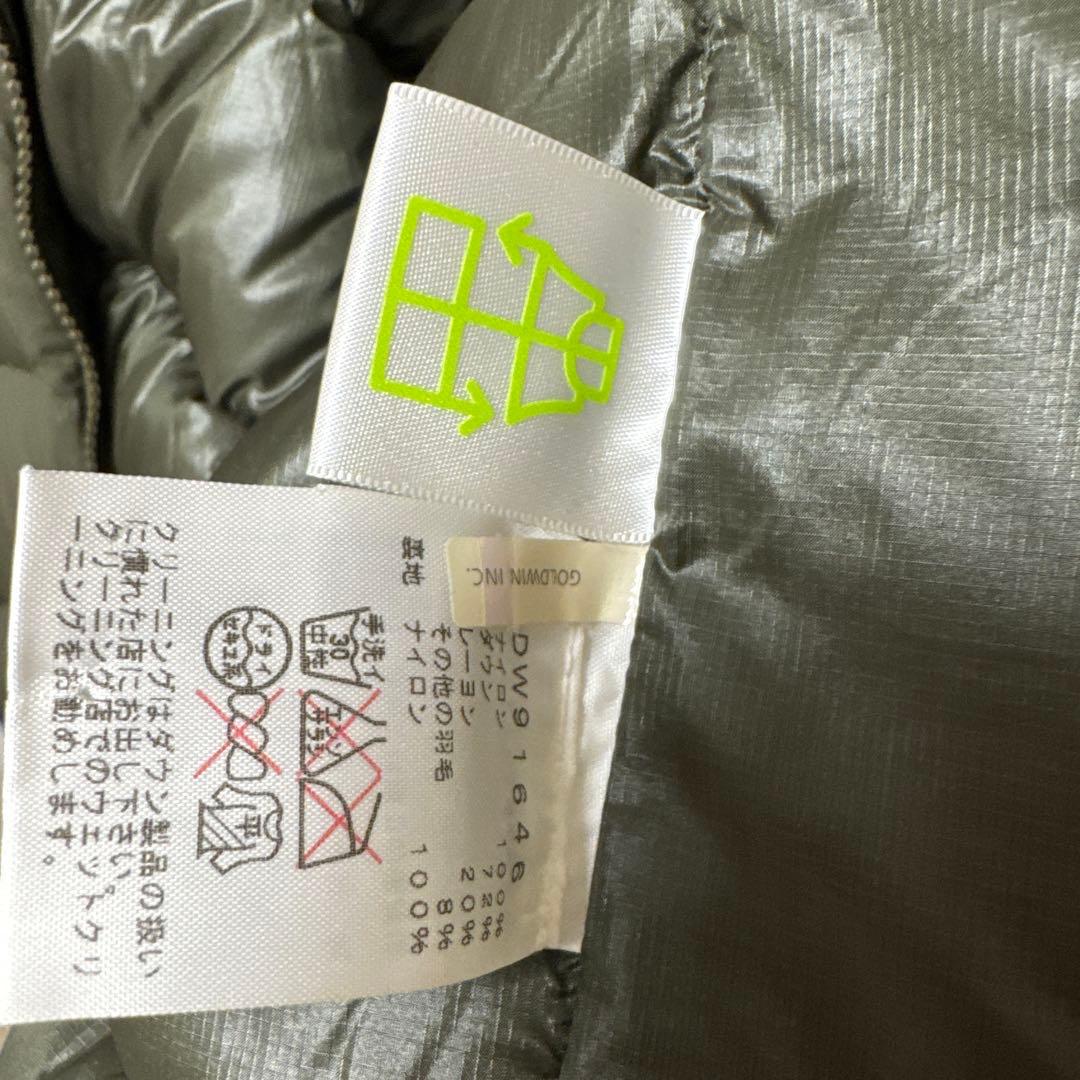 THE NORTH FACE フード付きダウンジャケット オリーブグリーン