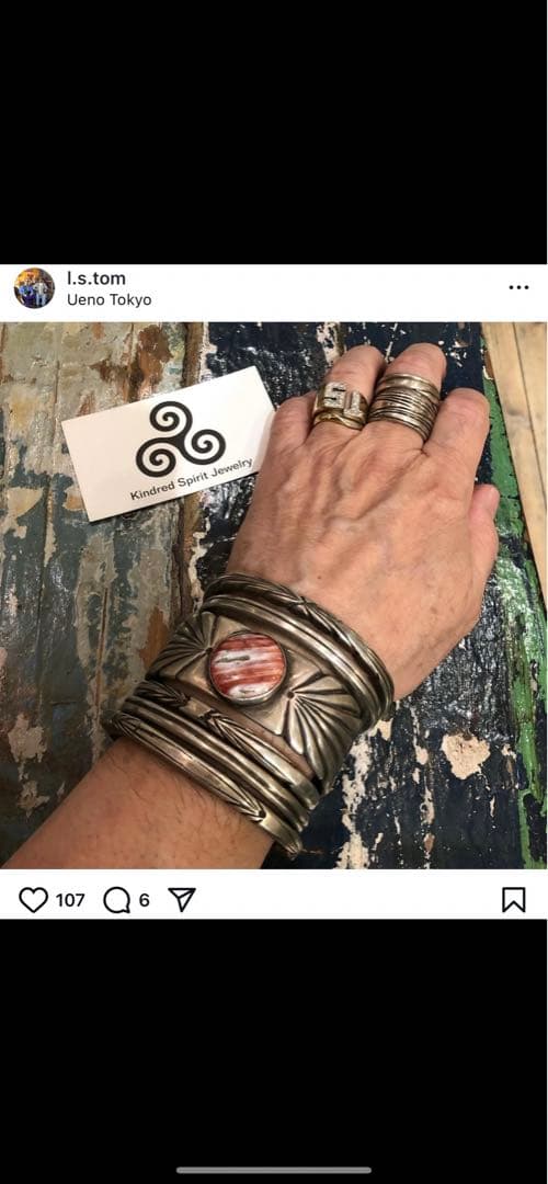 1点物 NAVAJO ナバホ族 インディアンジュエリー ブレスレット シルバー