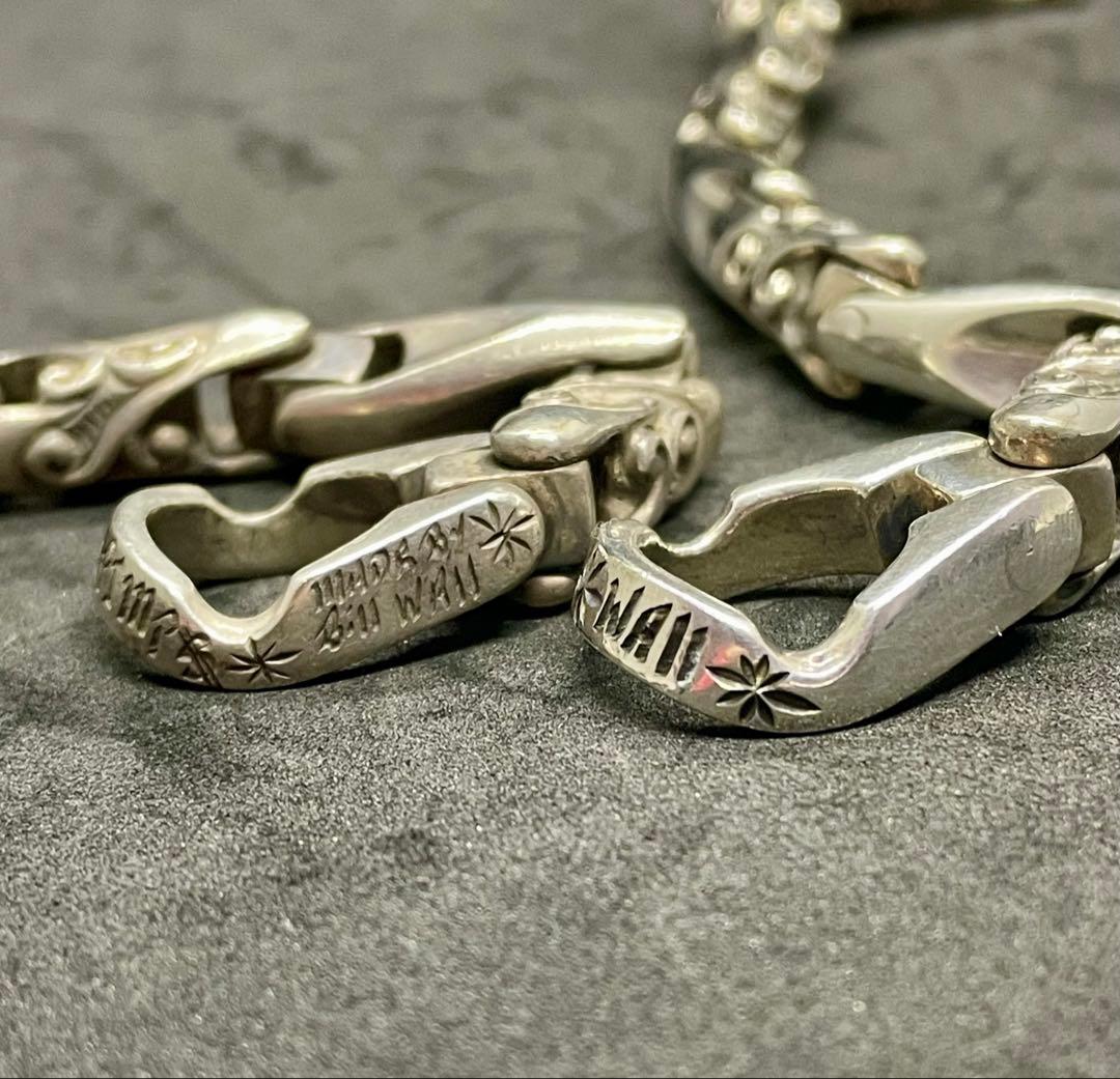 ビルウォールレザー/ヴィンテージU-ジョイント スムース/ウェーブ ブレスレット