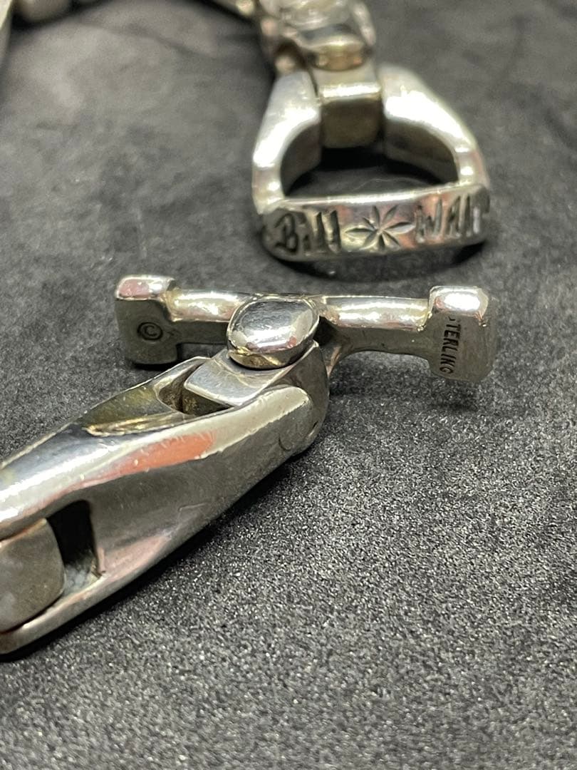 ビルウォールレザー/ヴィンテージU-ジョイント スムース/ウェーブ ブレスレット