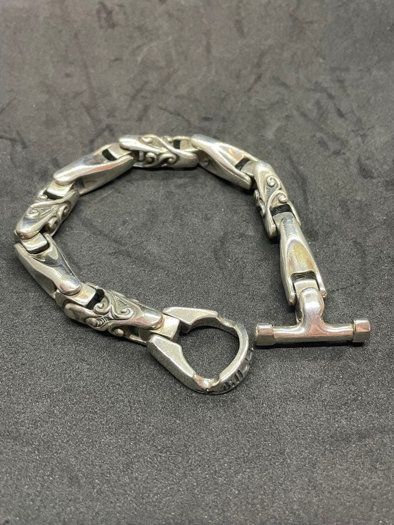 ビルウォールレザー/ヴィンテージU-ジョイント スムース/ウェーブ ブレスレット