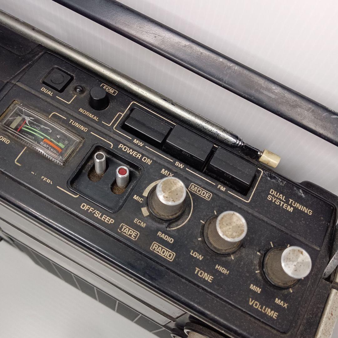 aiwa ラジオカセットレコーダー TPR-301昭和レトロ　コード　マイク付き