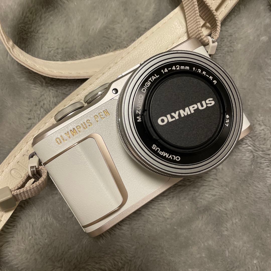 OLYMPUS PEN E-PL10 ホワイト 本体とレンズ付き