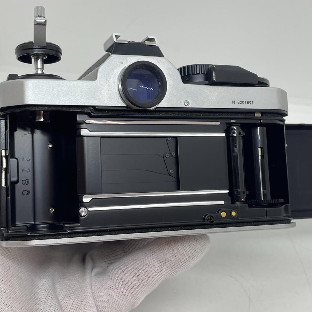 【動作未確認】Nikon NEW FM2 後期 外観美品 付属レンズ不良