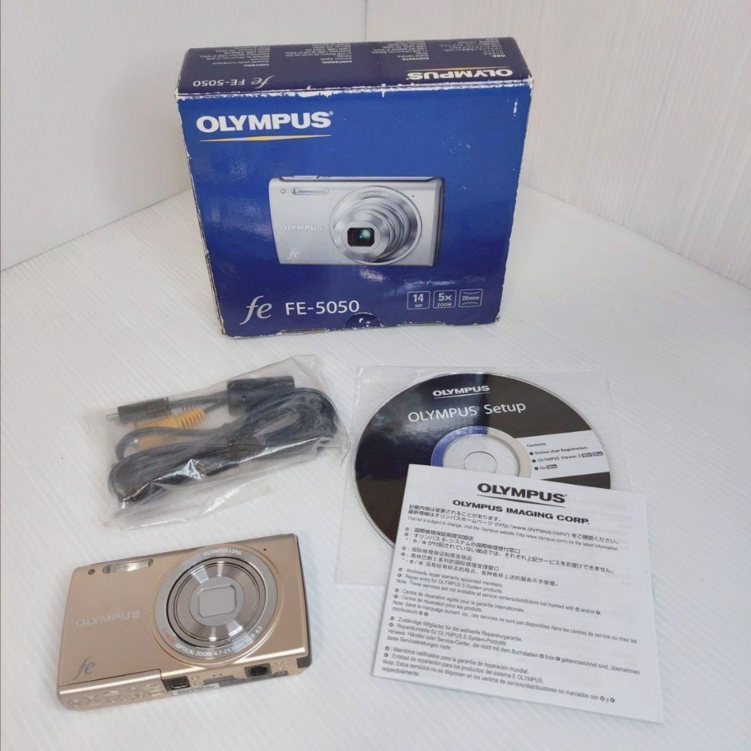 OLYMPUS FE-5050 ゴールド 外箱付 他付属品多数