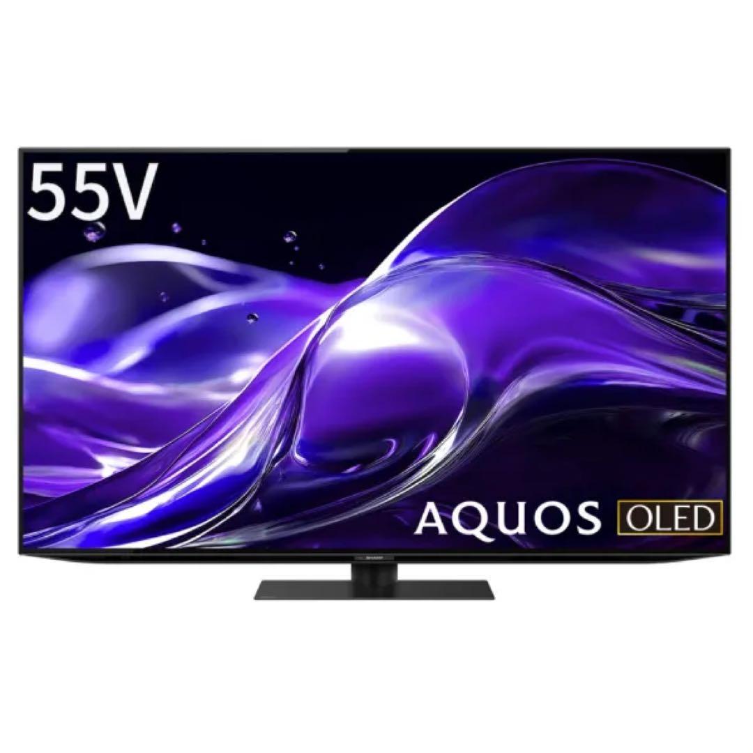 有機ELテレビ AQUOS 4T-C55HQ2 55V型 4K対応 新品同様