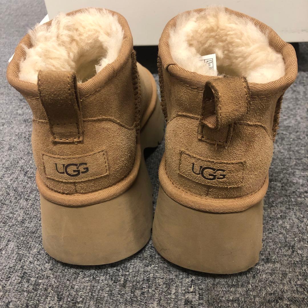 UGG ブラウン 厚底 ムートンブーツ　アッグ