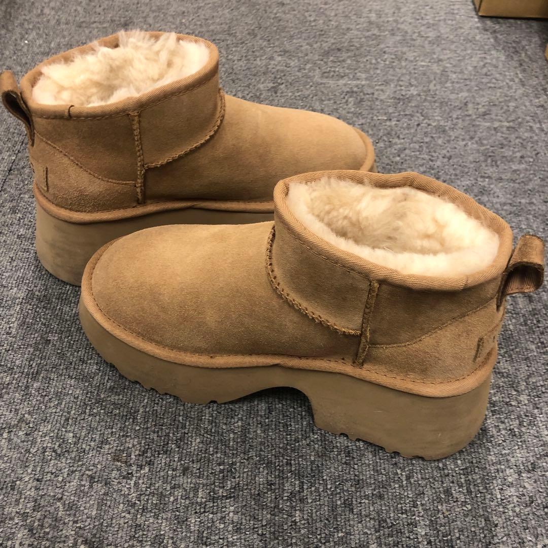 UGG ブラウン 厚底 ムートンブーツ　アッグ