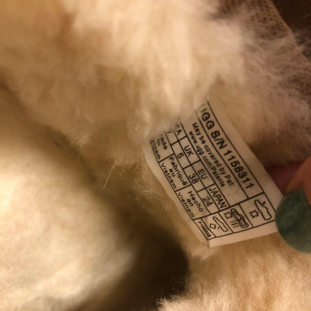 UGG ブラウン 厚底 ムートンブーツ　アッグ