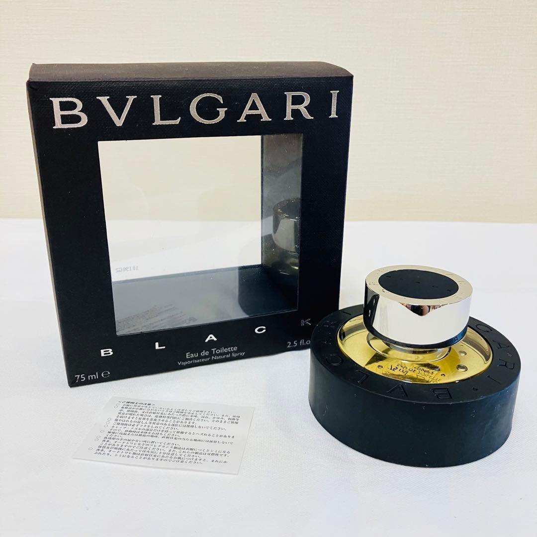 希少　新品　BVLGARI ブルガリ　ブラック　オードトワレ　香水　75ml