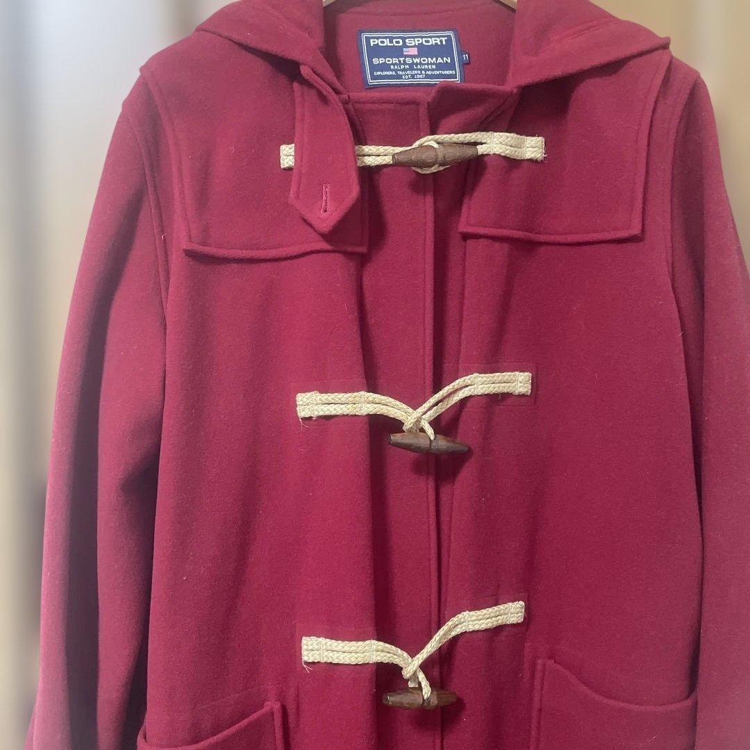 美品‼️Polo Sport ラルフローレン ダッフルコート160 レディースL