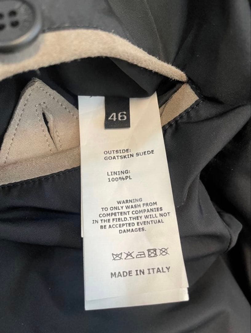 EMMETTI エンメティJURIスエード ライダース(サイズ46)