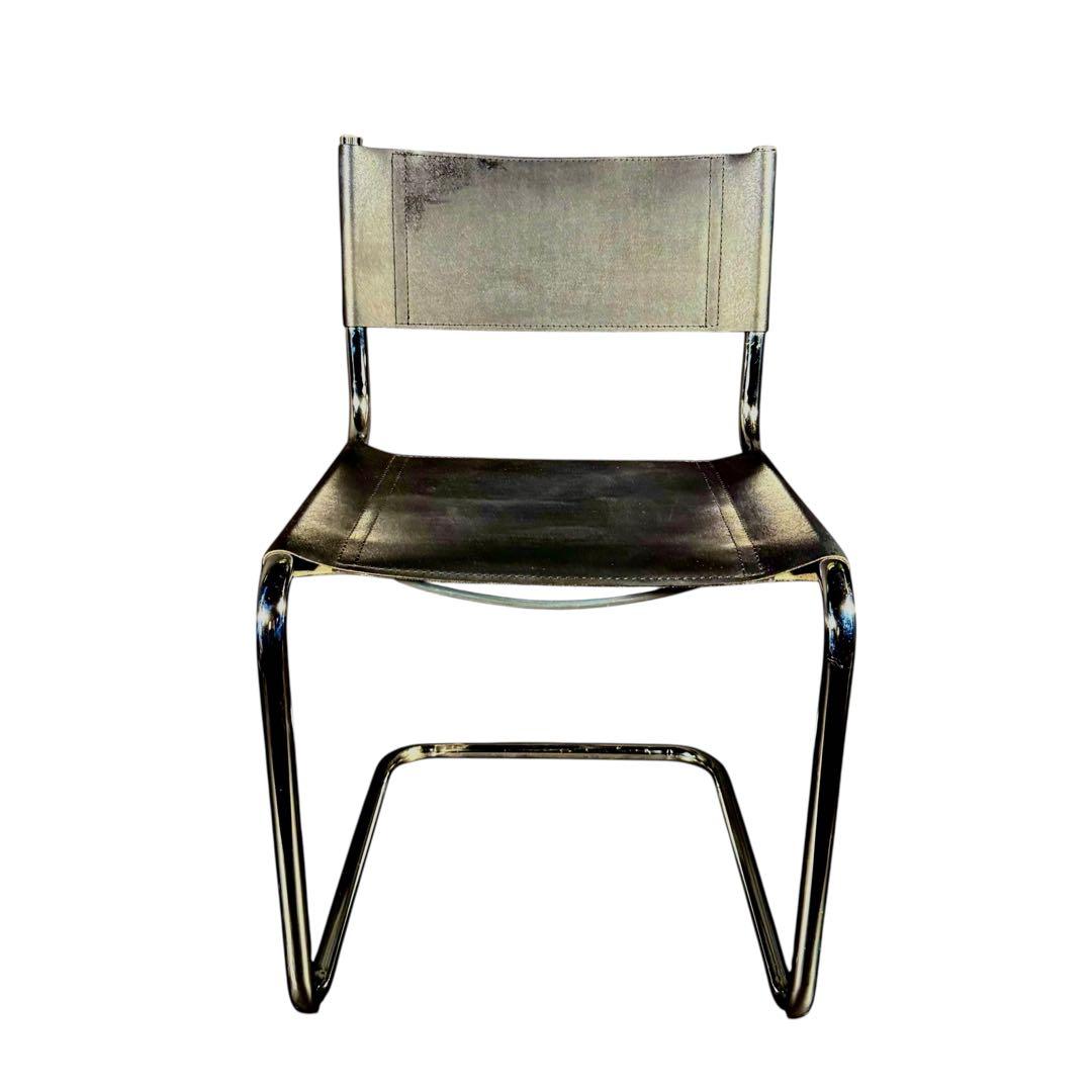 HR742 マルトスタム チェア 皮　リプロダクト 革　カンティレバー レザー