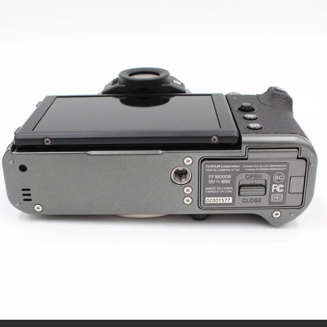 Fujifilm x-t30 チャコールシルバー xt-30