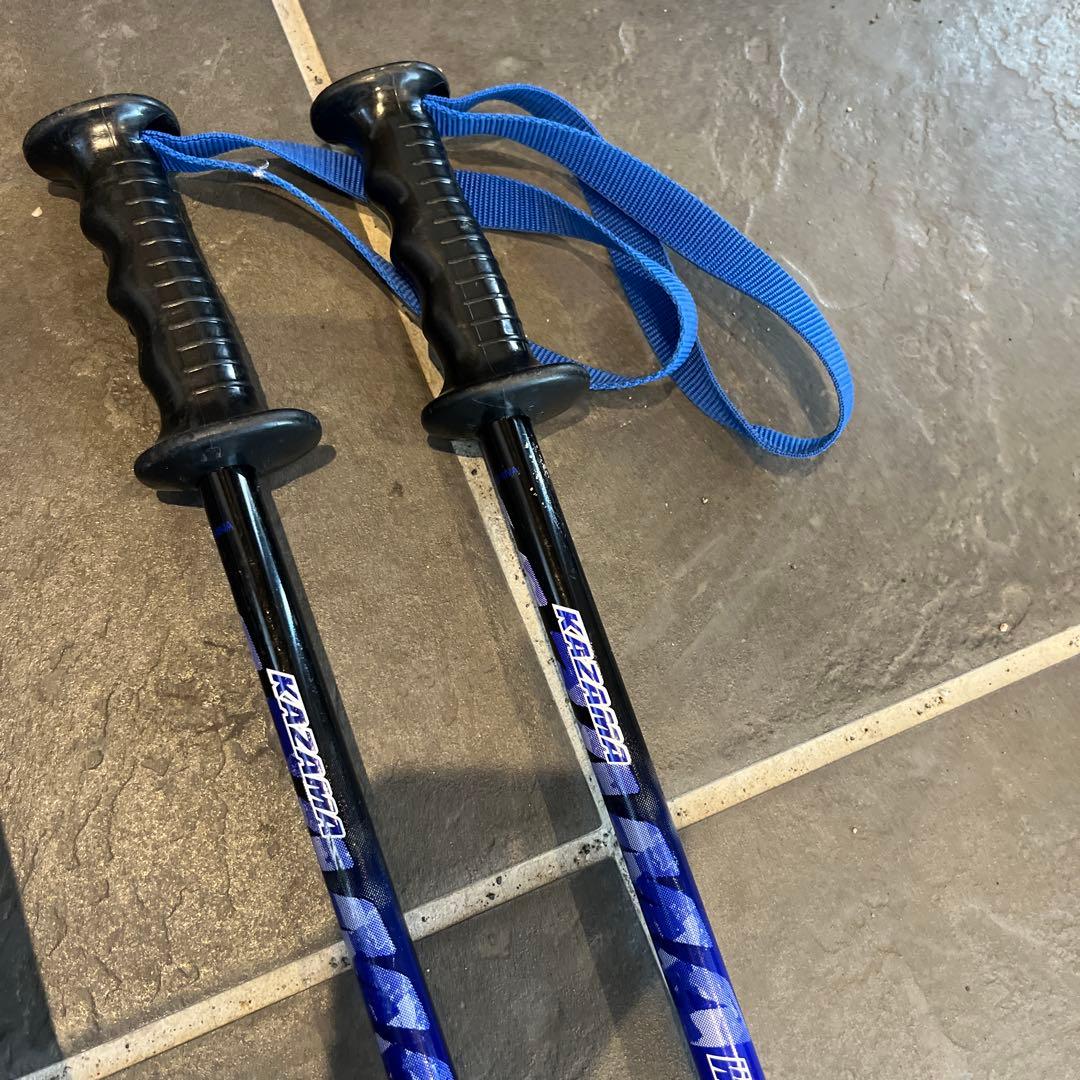 ATOMIC スキー板 110cm／KAZAMA ストック セット