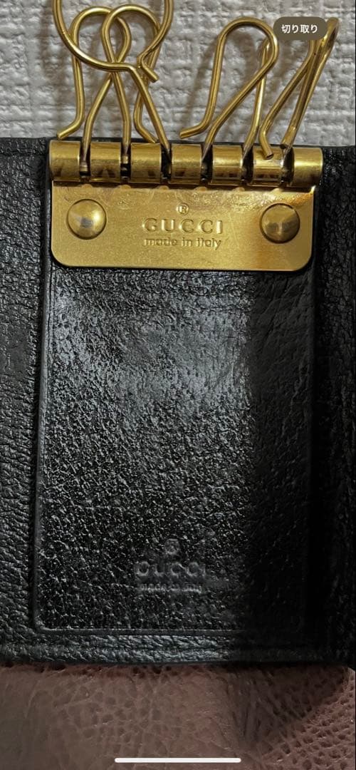 GUCCI 6連 レザー キーケース アニマリエ