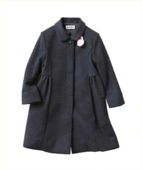 ファミリアfamiliar 上質ネイビーコート 130　メゾピアノ