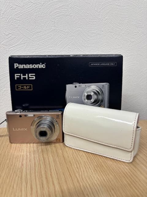 【動作確認済】Panasonic LUMIX DMC-FH5 デジカメ ピンク
