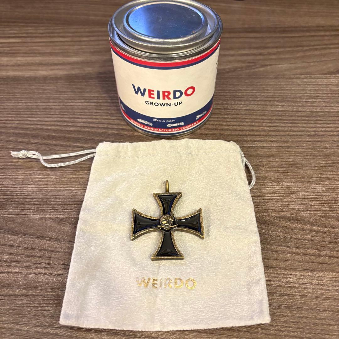 【未使用 新品】WEIRDO アイアンクロス　ネックレス　十字架
