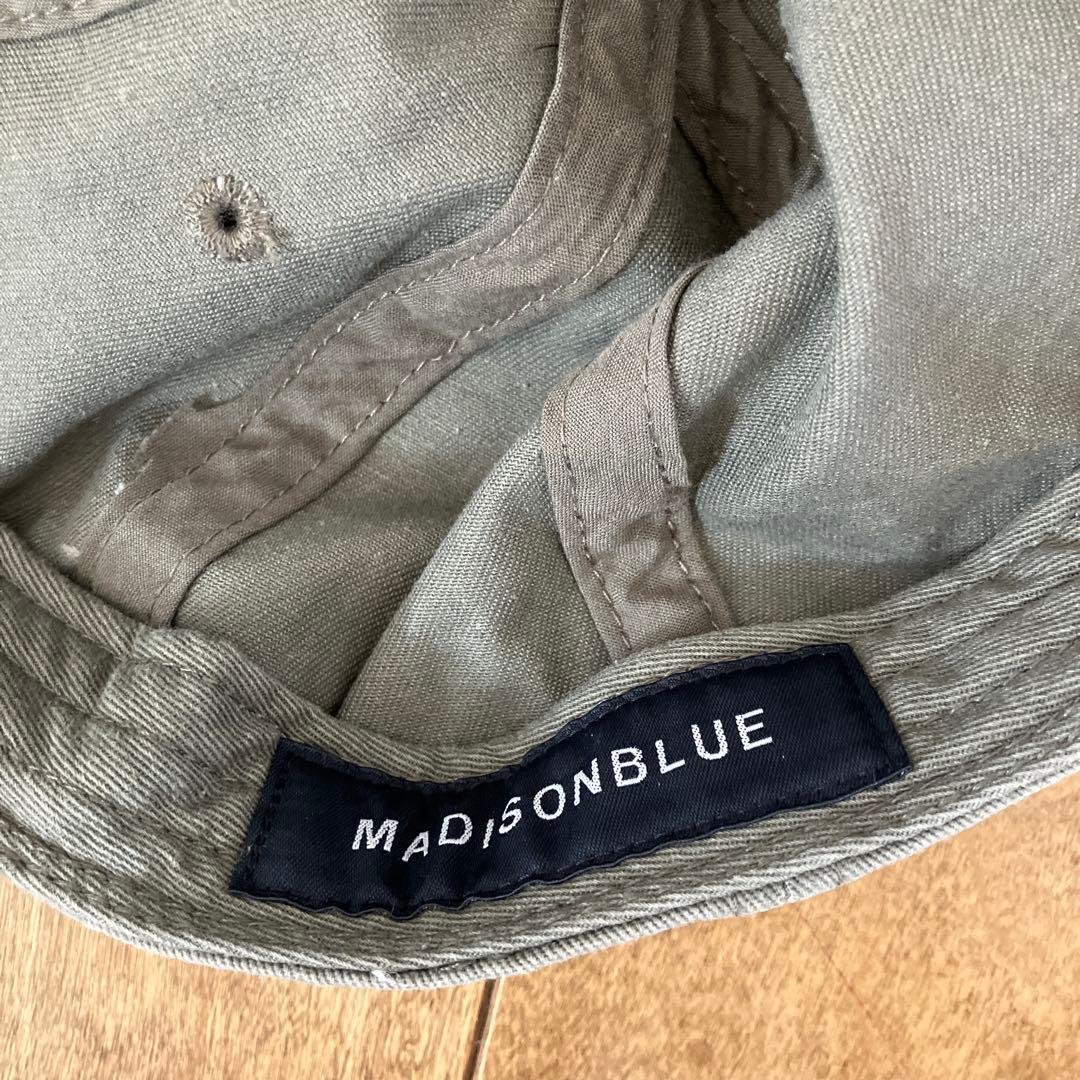 マディソンブルー　キャップ　グレー