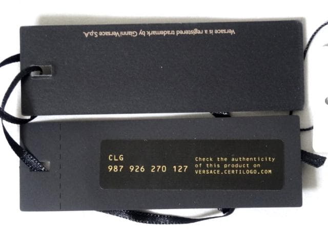 ヴェルサーチ VERSACE カードケース 名刺入れ ホワイト 【未使用】