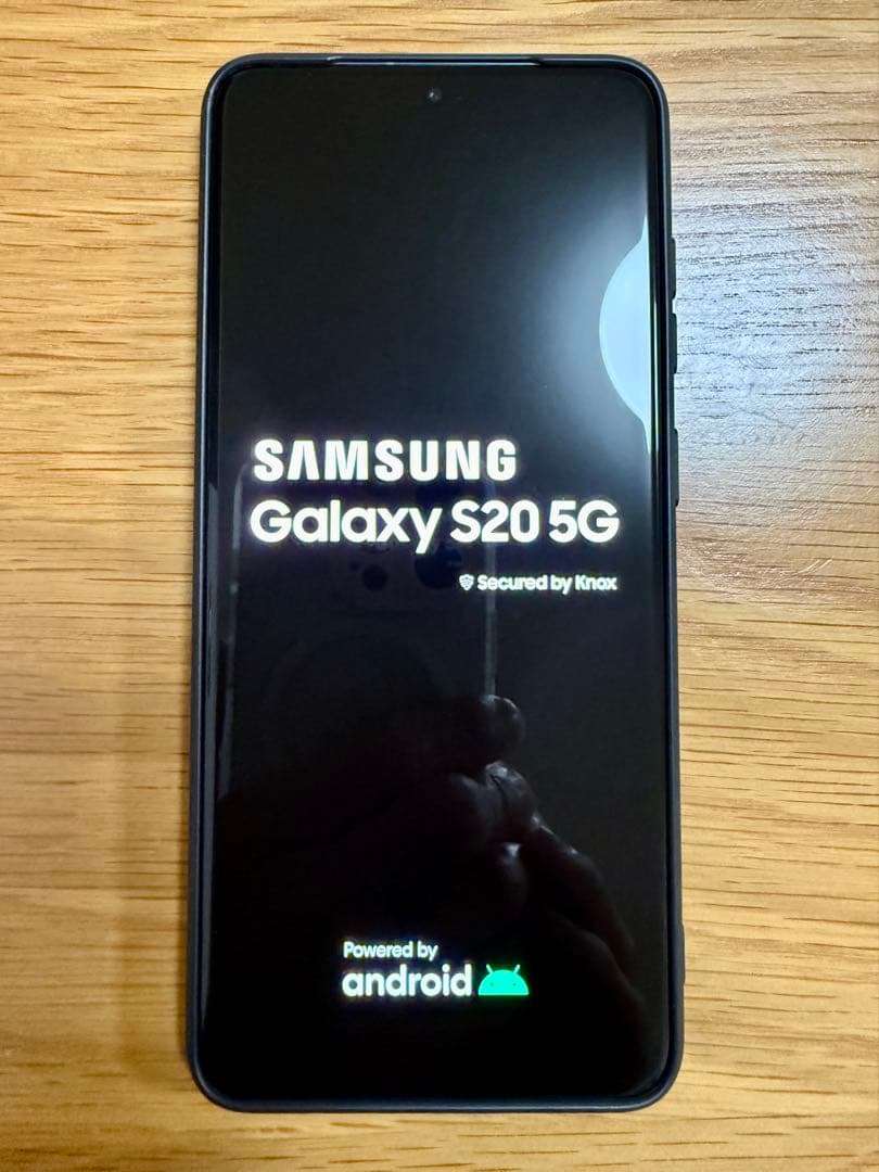 au版 GalaxyS20 5G ブルー SIMロック無 初期化済