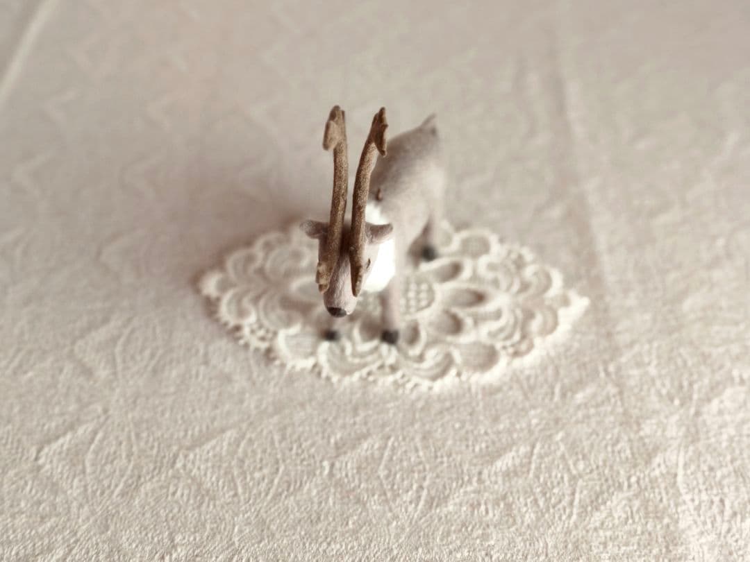 【まーちゃんさま】ornament ❀ * グレーのステキなトナカイさん