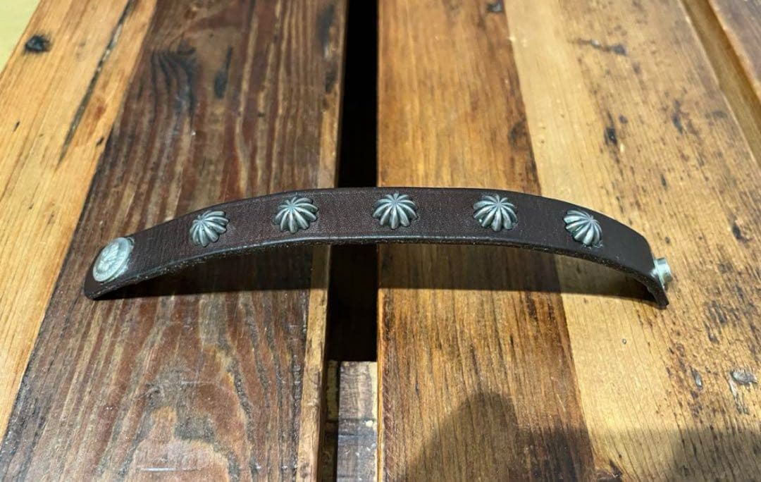廃盤品　希少　Larry Smith レザーブレスレット　バングル