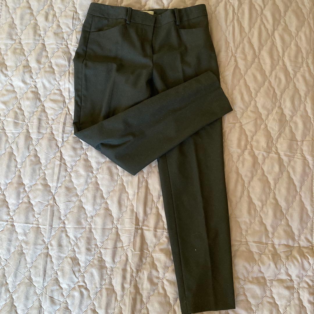 theory luxe ノーカラー　パンツ　ジャケット　スーツ上下 038