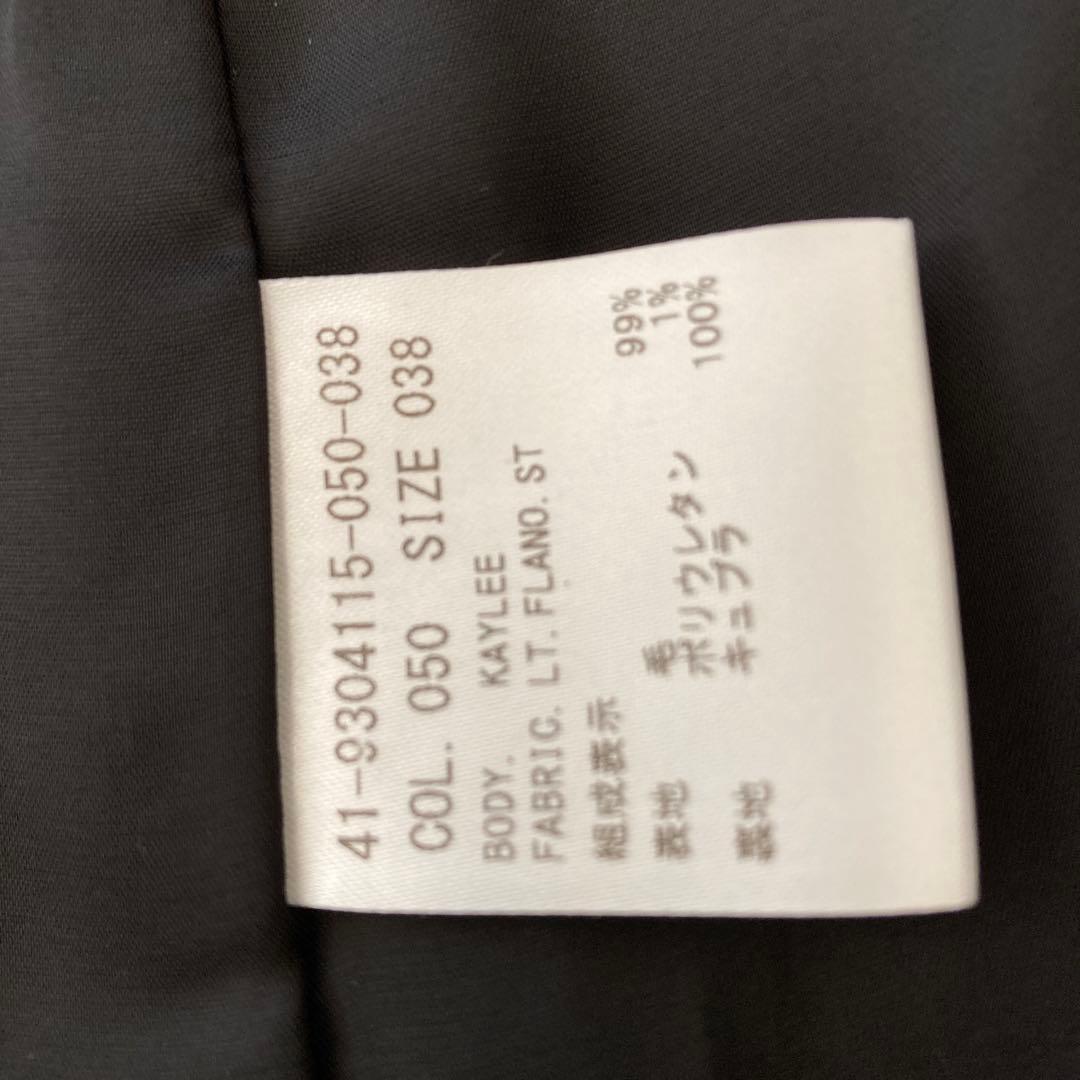 theory luxe ノーカラー　パンツ　ジャケット　スーツ上下 038