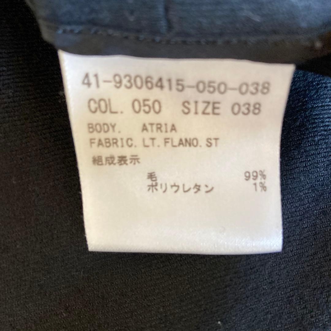 theory luxe ノーカラー　パンツ　ジャケット　スーツ上下 038