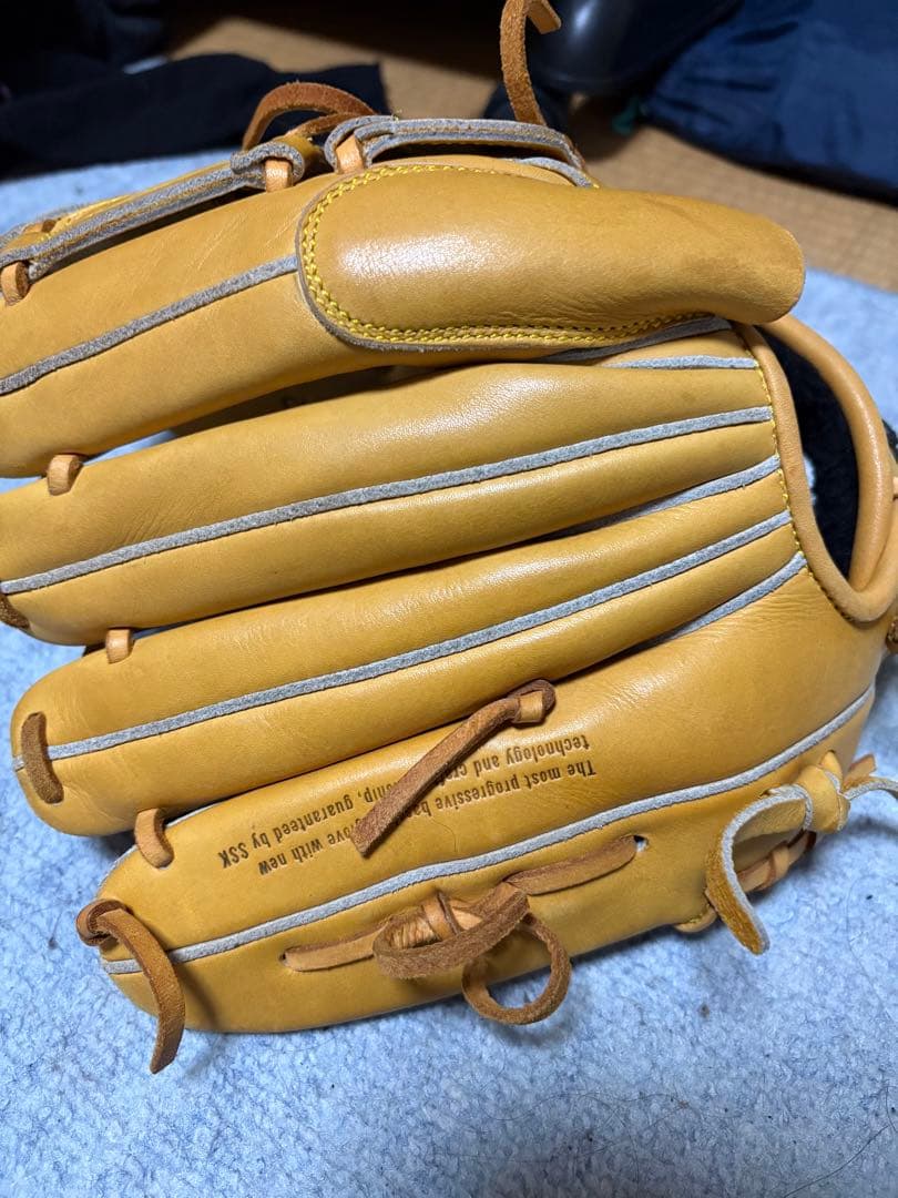 SSK CLG-01 硬式グローブ イエロー